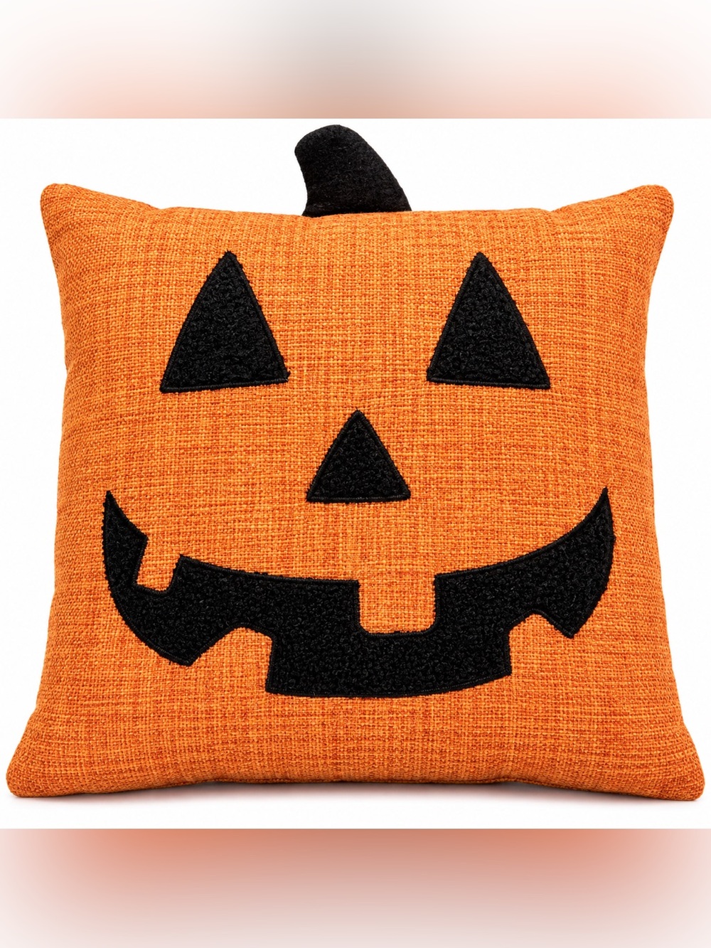 Jack-o’-lantern pumpkin pillow NWOT